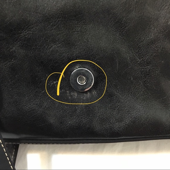 Franco Sarto Black Shoulder or Sachet Type Bag, Retro, Y2K - Picture 7 of 11